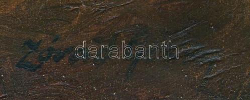 Zórád Géza (1896-1959): Pipázó. Olaj, falemez. Jelzett 24x17 cm