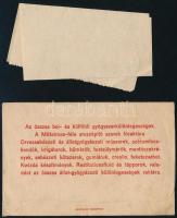 Mittelman Jenő "Magyar Korona" Gyógyszertára Kaposvár receptboríték