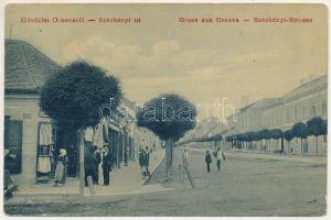 Orsova, Széchenyi út, üzlet. W. L. 1528. / street, shop (r)