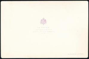 cca 1870-1875 Marie Auguste Yvonne de Blacas d'Aulps (1851-1881), a francia Blacas d'Aulps...