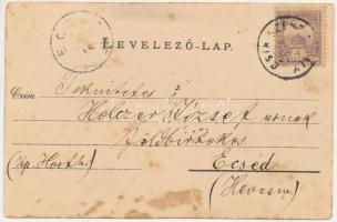 1901 Csíkszereda, Mercurea Ciuc; Csíkgyimesi vasútállomás, Dresdnaud Victor könyvnyomdája, könyvkere...