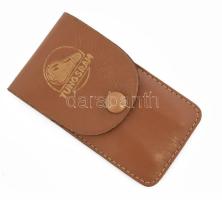 Tunsgram utazó készlet tokban, benne bicska