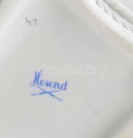 Herendi 2 darab tálka, 2. oszt. jelzéssel, egyiken pattanás, h: 15 cm alatt