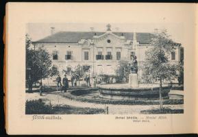 1905 Borszék, leporelló 15 képpel, kiadja: Heiter György fényképész, gerinc sérült, 11,5×16 cm