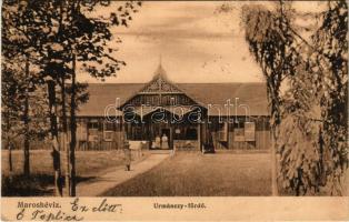 1908 Maroshévíz, Oláhtoplica, Toplita, Toplica; Urmánczy fürdő. Heiter fényképész felvétele / spa (EK)