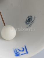 Hollóházi porcelán csengő, jelzett, hibátlan, m: 10,5 cm