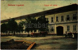 1909 Lippa, Lipova; Női zárda. (W. L. ?) 433. / nunnery (EK)