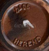 Herend kerámia barna kiöntő, jelzett, m: 12 cm