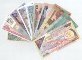 11db-os külföldi bankjegytétel T:UNC,AU
11pcs foreign banknote lot C:UNC,AU