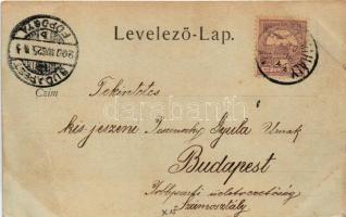 1900 Nagyszentmihály, Németszentmihály, Grosspetersdorf; este / Nacht. Sammel Schey & Josef Scho...