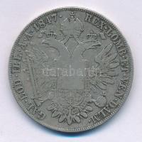 Ausztria 1847A Tallér Ag "Ferdinánd" (27,88g) T:F patina
Austria 1847A Thaler Ag "Fe...