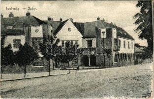 Ipolyság, Sahy; Posta és adóhivatal. Neumann kiadása / post and tax office (kopott sarok / worn corner)