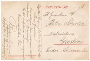 1910 Ógyalla, Ó-Gyalla, Stara Dala, Hurbanovo; Feszty kastély. L. H. Pannonia / castle (kis szakadás...