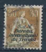 1923 Nemzetközi szervezetek felülnyomott bélyeg Mi 5 (Mi EUR 90.-)