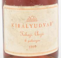 1999 Királyudvar 6 puttonyos tokaji aszú, (Demeter Zoltán, Szepsy István és Anthony Hwang közös ...