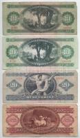 1962-1992. 9db-os vegyes forint bankjegy tétel T:F-G