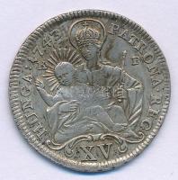 1743K-B 15kr Ag "Mária Terézia" (6,42g) T:VF Hungary 1743K-B 15 Kreuzer Ag "Maria The...