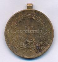 1914. "Ferenc József Bronz Vitézségi Érem" bronz kitüntetés mellszalag nélkül. Szign.: Tau...