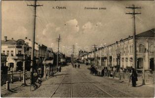 1913 Oryol, Orel; street view, shops (EB)