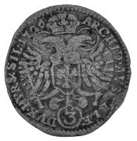 Csehország / Történelmi tartomány 1726. 3kr Ag "VI. Károly" Breslau (1,22g) T:XF-VF patina...