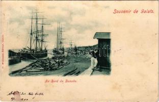 1900 Galati, Galatz; Au Bord du Danube / quay (EK)