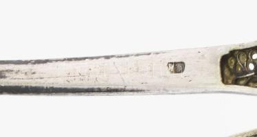 Filigrán ezüst (Ag) cukorfogó, jelzett, 37g