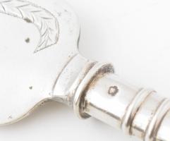 Ezüst (Ag) süteménykés, jelzett, h: 29 cm, nettó 122g