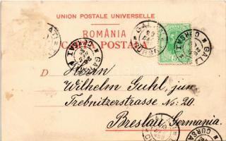 1899 (Vorläufer) Galati, Galatz; Vederea Portului Galati, "ELISABETA", Torpilorul, Marinar...