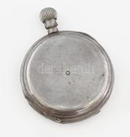 Ezüst (Ag) tokos zsebóra, hiánnyal, nem működik, bruttó 61g