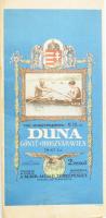 cca 1930-1940 Gönyü-Oroszvár-Wien, Vízisporttérképek 10. sz. 1 : 25.000. Bp., M. Kir. Állami Térképé...