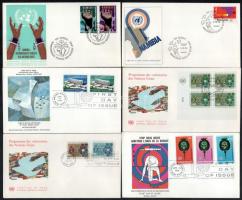 ENSZ - New York 1973-1981 12 db FDC