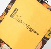 Vászon borítású parfümös doboz, cca 1930 14x12 cm