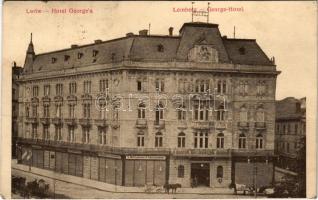 1915 Lviv, Lwów, Lemberg; Hotel George, shops (EK)