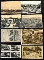 Kb. 500 db főleg RÉGI történelmi magyar város képeslap dobozban, érdekes anyag! / Cca. 500 mostly pr...