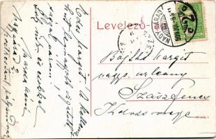 1909 Nagyvárad, Oradea; M. kir. pénzügyi igazgatóság, villamos. (W. L. ?) 978. / financial directora...