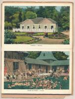 Félix-fürdő, Baile Felix; nem képeslapos leporello 10 lappal / non-postcard leporello with 10 cards