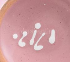 Reggeliző készlet kerámia bögre aljjal és almakés