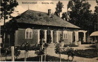 1928 Balatonszabadi, Beleznay villa (EB)