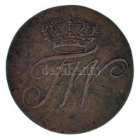 Német Államok / Poroszország 1797A 1pf (Scheide Münze) Cu "II. Frigyes Vilmos" T:XF patina...