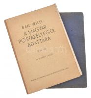 Bán Willy: A magyar postabélyegek adattára 1871-1943 és 1943-1948 (2 kötet)