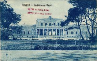 1912 Rimini, Stabilimento Bagni / spa (kis szakadás / tiny tear)