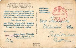 1944 Kaszap István 1916-1935. Kaszap István Titkárság köszönő levele a boldoggá- és szentté avatási ...