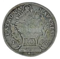 Német Államok / Bajorország 1757. 10kr Ag "III. Miksa József" (3,31g) T:VF,F
German State...