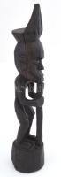 Afrikai szobor, faragott fa 55 cm