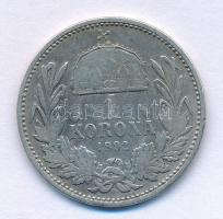 1892KB 1K Ag "Ferenc József" T:F Adamo K5