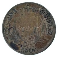 Német Államok / Bajorország 1807. 6kr billon "Miksa József" (2,14g) T:F, patina
German St...
