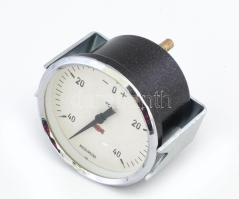 Motoco 220 fokos hőmérő d: 9 cm / Vintage MoTocO Motometer Industrial Pedestal Mounted 220° Thermome...