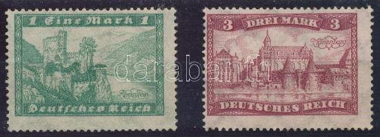 1924 Épületek 2 klf bélyeg Mi 364 + 366 (Mi EUR 140.-)