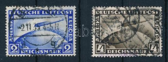 Deutsches Reich 1928 Zeppelin Mi 423 + 1933 Chicagofahrt Mi 498 (Mi EUR 315.-)