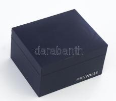 Feywille karkötő. Zománc, fém, eredeti dobozában. d: 6,5 cm, sz: 12 mm